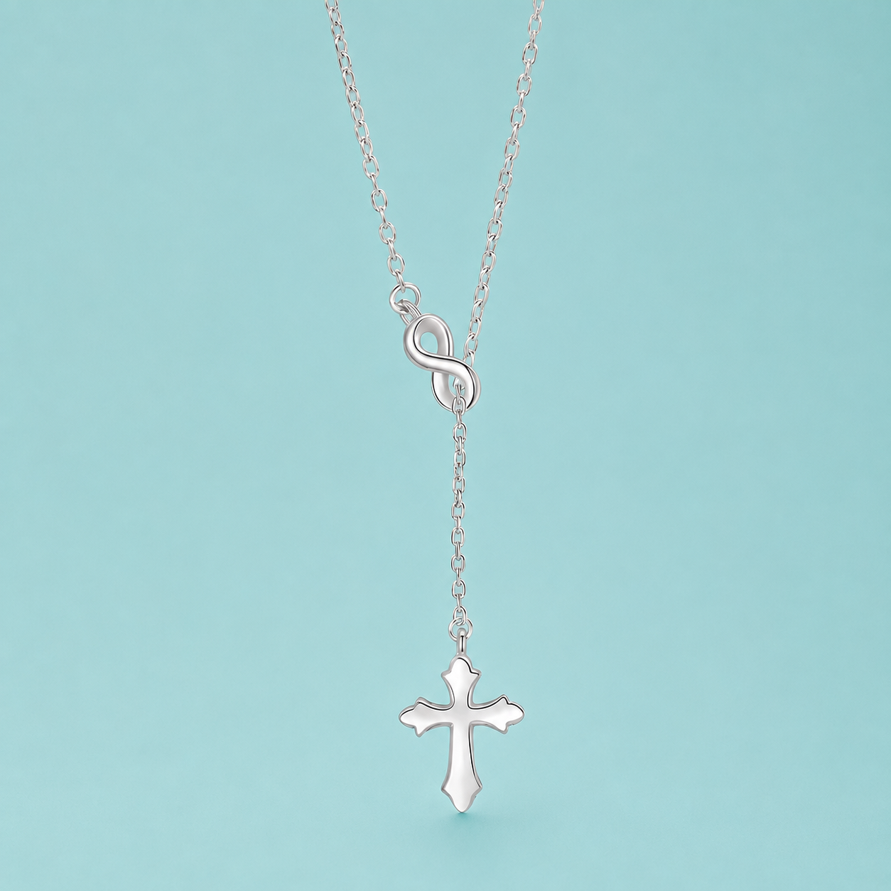 cross pendant y necklace