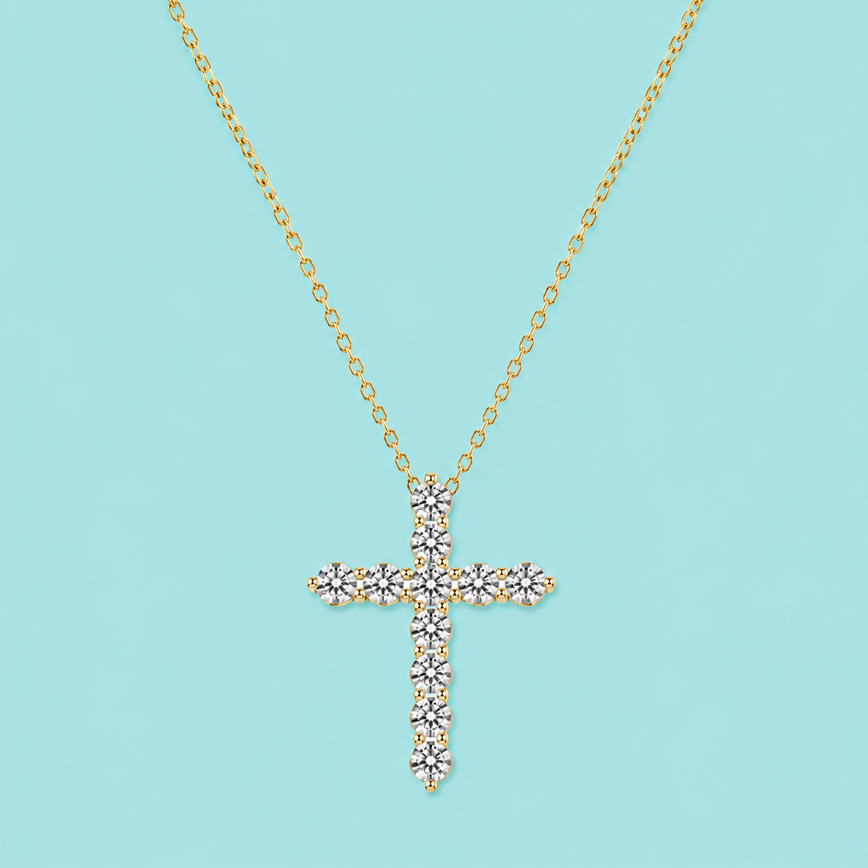sterling silver moissanite necklace