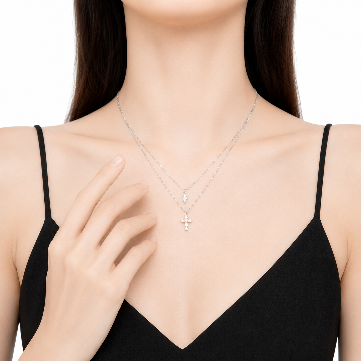 925 sterling silver cross pendant