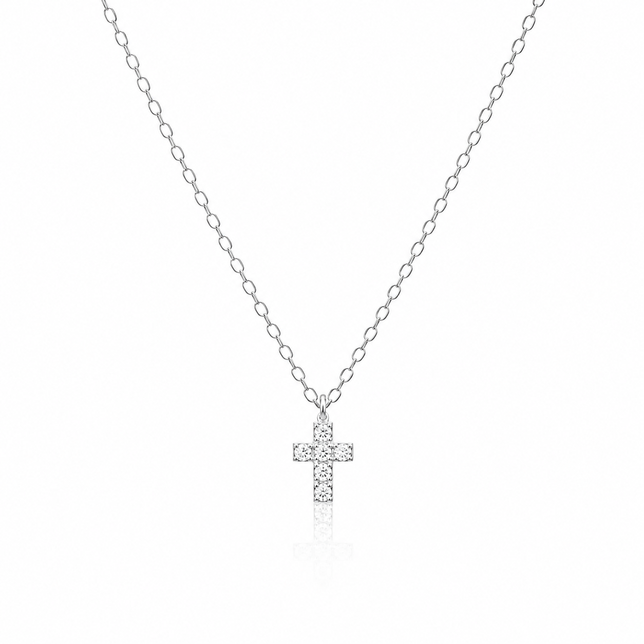 tiny cross necklace