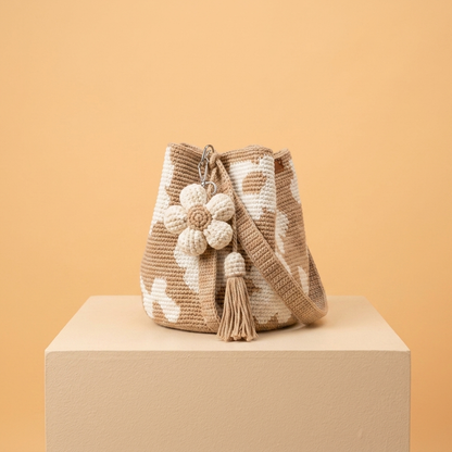 Handmade Crochet Flower Bag